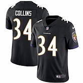 Nike Men & Women & Youth Ravens 34 Alex Collins Black Alternate NFL Vapor Untouchable Limited Jersey